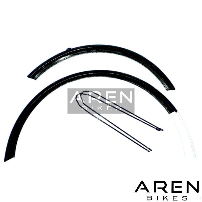 SPAKBOR SLEBOR SEPEDA ONTHEL ONTEL JOWO JAWA 28 DEPAN BELAKANG SEPASANG BESI HITAM