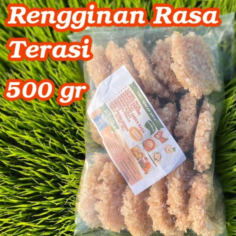 

Rengginan Mentah Rasa Terasi 500 gr