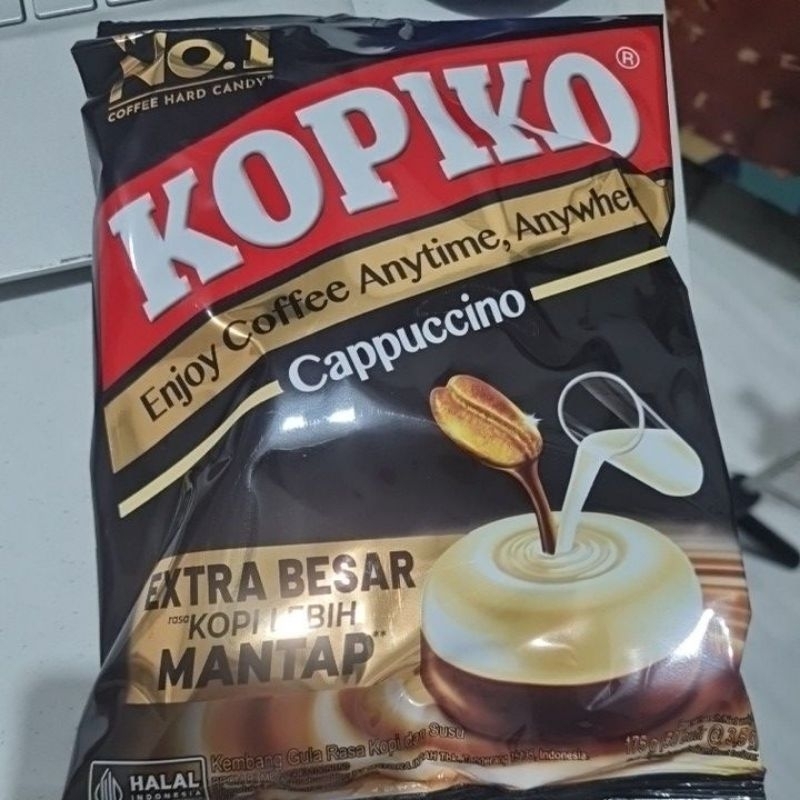 

Kopiko permen kopi cappucino 175gr isi 50pcs