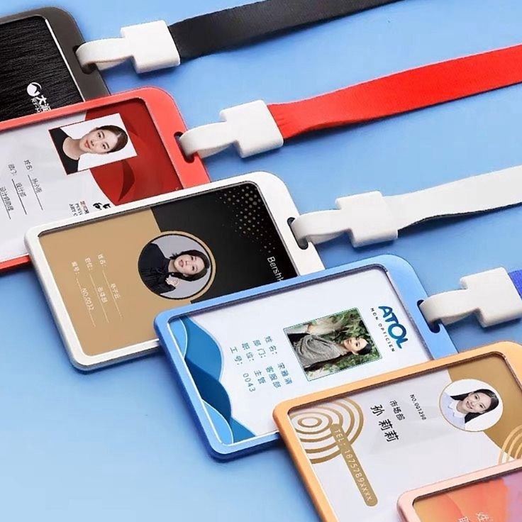 

Diskon Khusus Aluminium ID Card HolderTempat Kartu bahan alumuniumTempat ID Card Metal Kartu Pegawai Best Stationary Free Tali Card