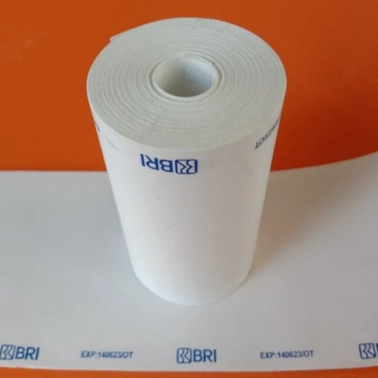 

Pusat Pembelian Kertas kasir thermal logo BRI 5758x33mm full tanpa tulang paket 1 roll