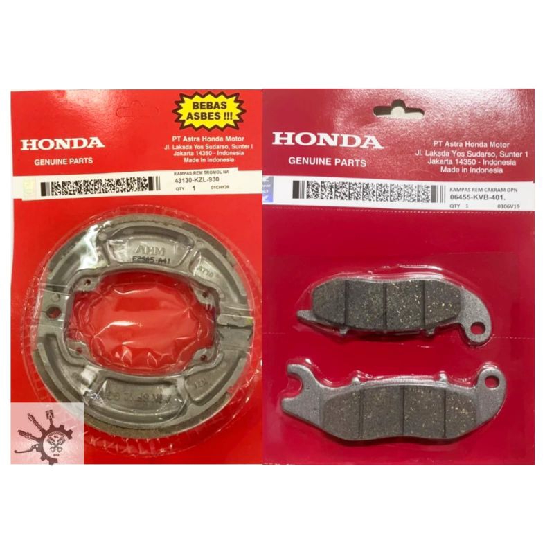 Kampas Rem Depan Belakang Vario 110 Lama