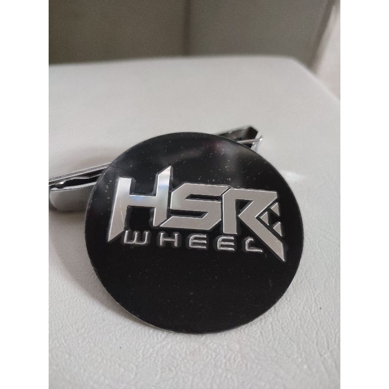Sticker Emblem Velg Hsr Original // Logo Emblem Velg Hsr Wheel Ukuran 6.3 cm Datar