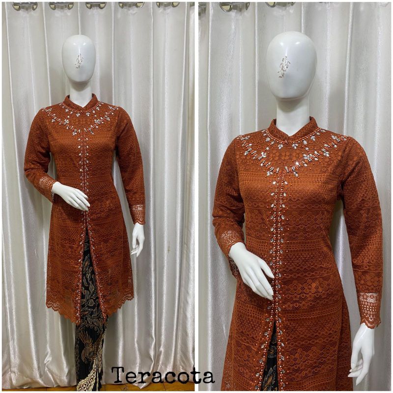 Kebaya Tunik Payet - Kebaya Brokat - Kebaya Modern - Kebaya Wisuda - Kebaya Hijab - Kebaya Kondangan