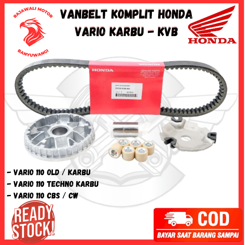 vanbelt vario 110 carbu Ori - Paket kirian Vanbelt Vario 110 Karbu - vanbelt vario 110 karbu - KVB