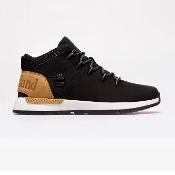 Sneakers pria timberland mid Lace up original black color