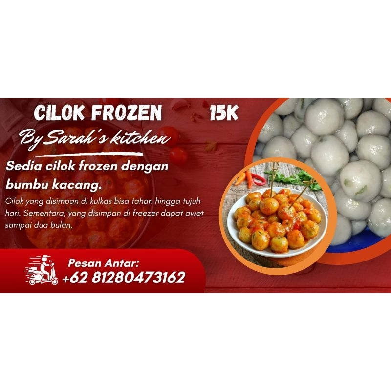 

Sarah's Kitchen Cilok Frozen dengan Bumbu Kacang