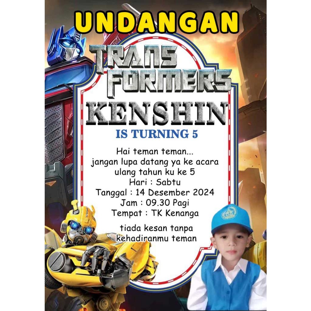 

Undangan Ulang Tahun