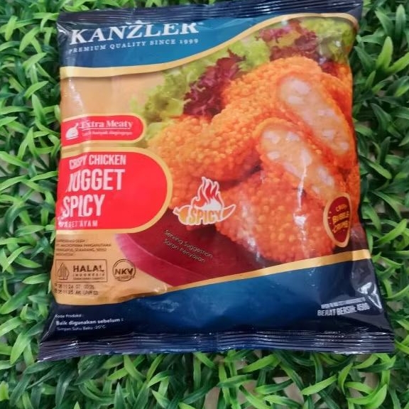 

Kanzler Crispy Chicken Nugget Spicy - Berat 450 Gr