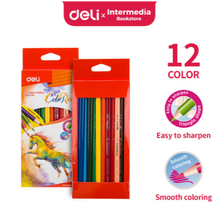 

Deli - Pensil Warna Colorun 12W / Color Pensil C00300
