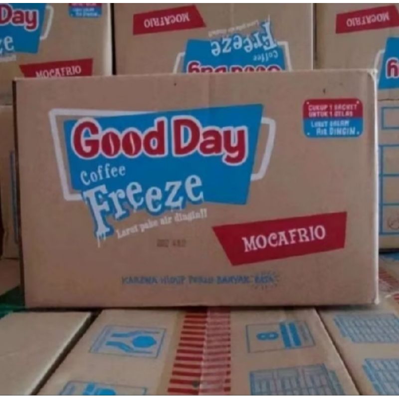 

Kopi Good Day Freeze Mocafrio 30gr, Kopi Instan 10X12 Renceng (120 sachet)