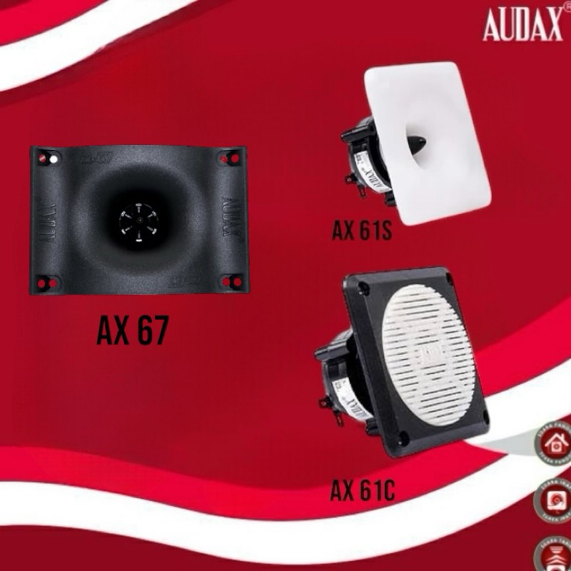 TWEETER WALET AUDAX 67, AUDAX 61 S, AUDAX 61 C