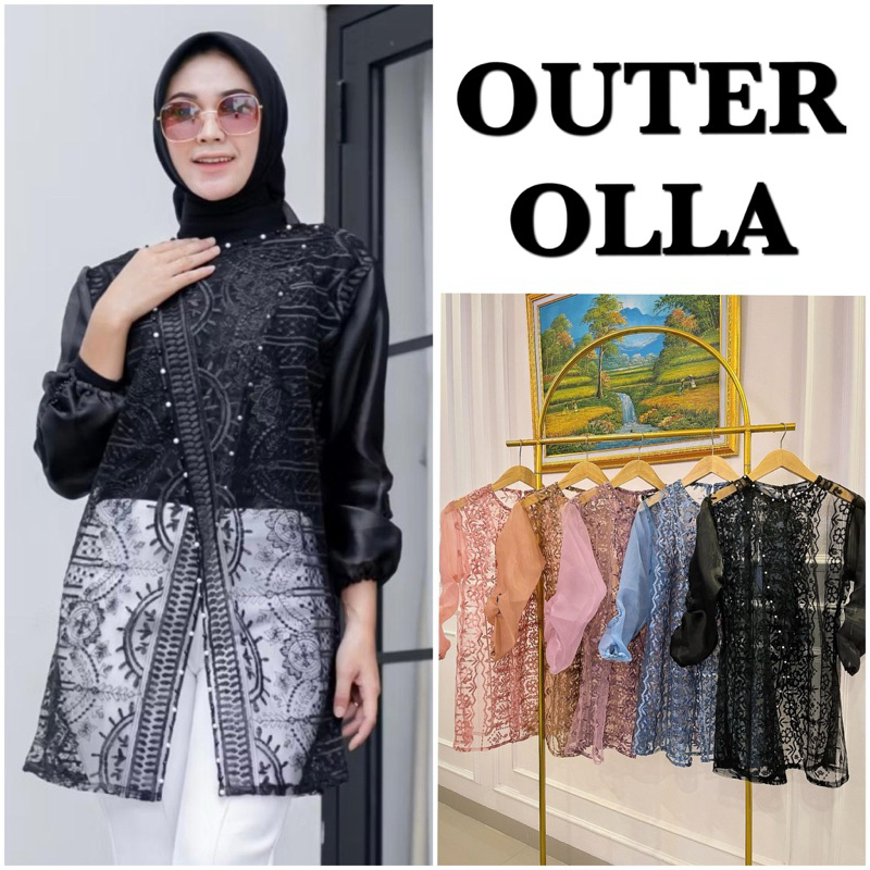 KEBAYA OUTER OLLA TILLE/OUTER TILLE/OUTER/OUTER WANITA/OUTER GAMIS/OUTER DRESS/OUTER JUMBO/OUTER CAN