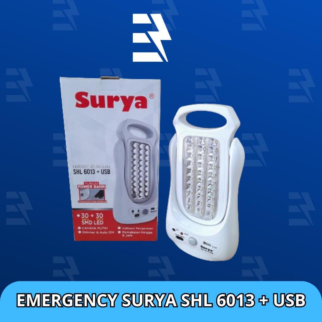LAMPU EMERGENCY SURYA SHL 6013 USB