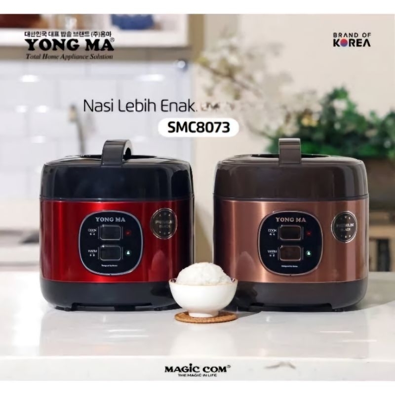 YONG MA Rice Cooker Manual SMC 8073 7083 Magic Com 1.8 Liter