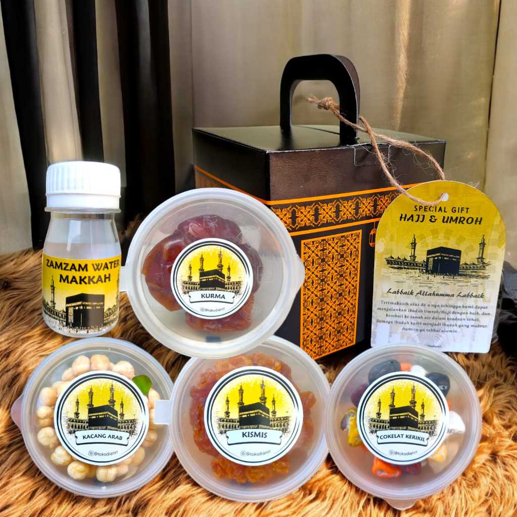 

Paket Hampers/Oleh-oleh Haji/Umroh Premium Safa Box Ka'bah Pakai Mika Uk 35ml