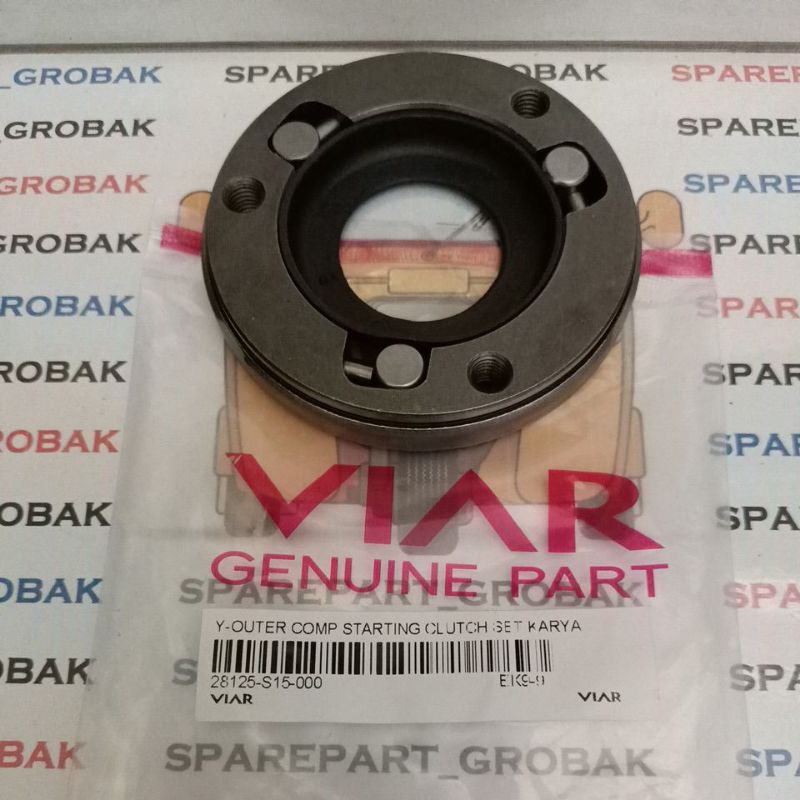 Starting Clutch (Set, 3 Pelor) One Way Viar Karya Oil & Cross 150DB, Original