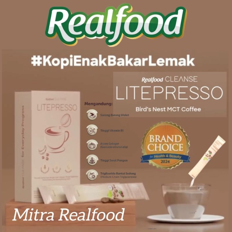 

Realfood Cleanse Litepresso MCT Coffee Sarang Burung Walet | Minuman Kopi