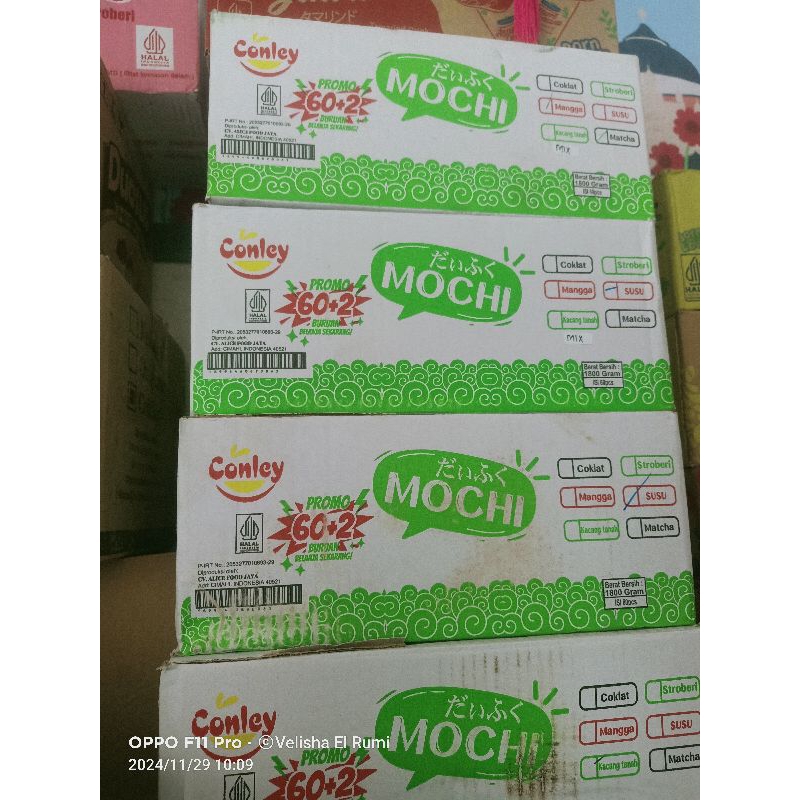 

Mochi Mini Conley kemasan Baru 60 Free 2pcs