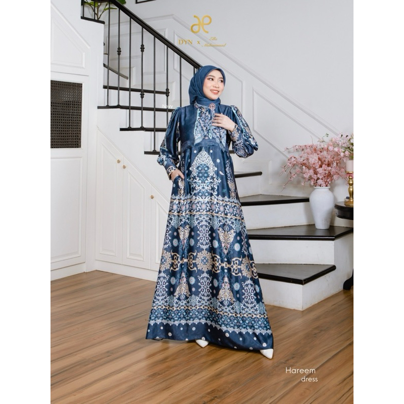 DYN clothingline hareem Dress / gamis premium silk