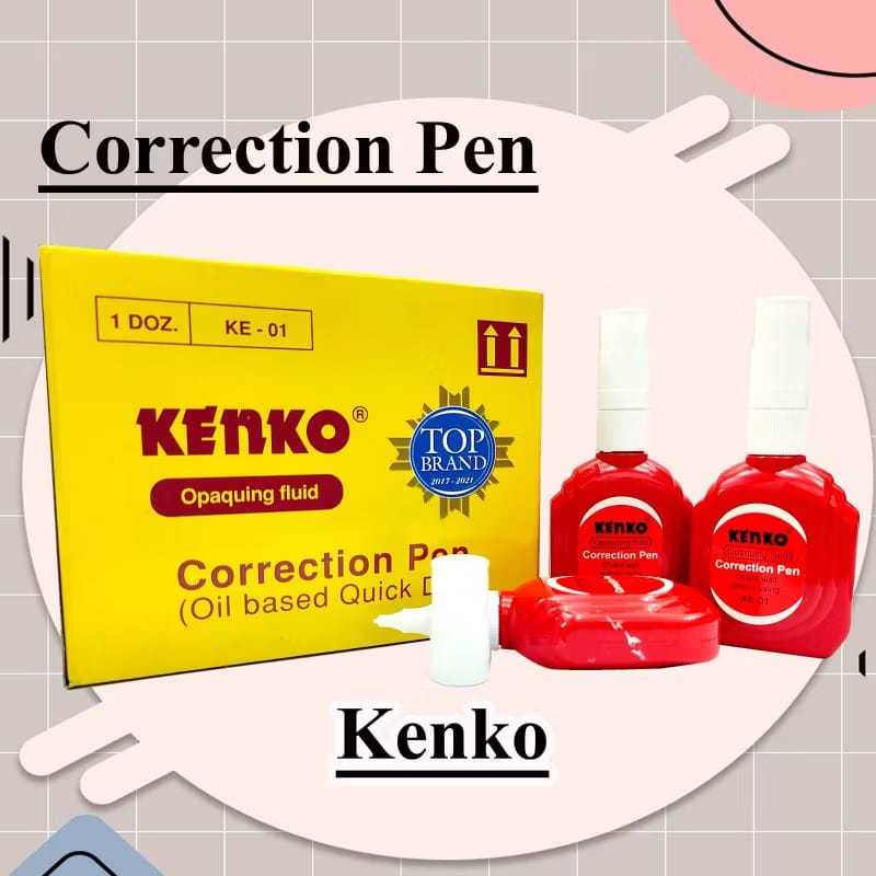 

KENKO TIP-EX CAIR KE-01 HARGA PER BOX ISI 12PCS