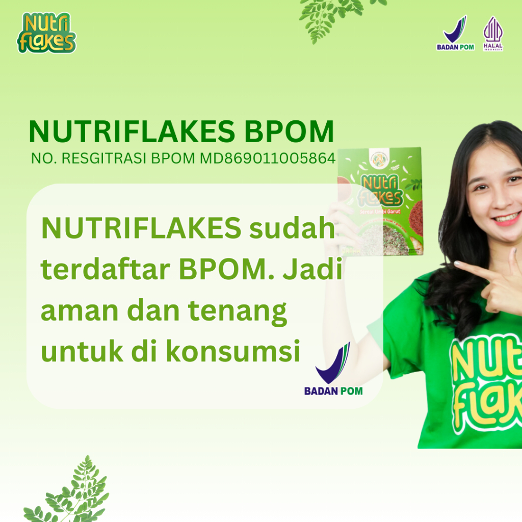 

QH Paket 4 Box Nutriflakes - Sereal untuk Mengatasi Asam Lambung, Maag dan GERD