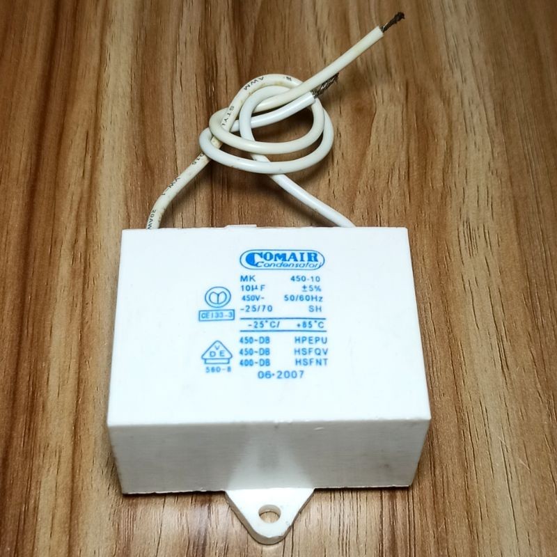 Kapasitor 10UF / Condensator 10 UF - 450V / Kapasitor Dianmo / Pompa - UF10