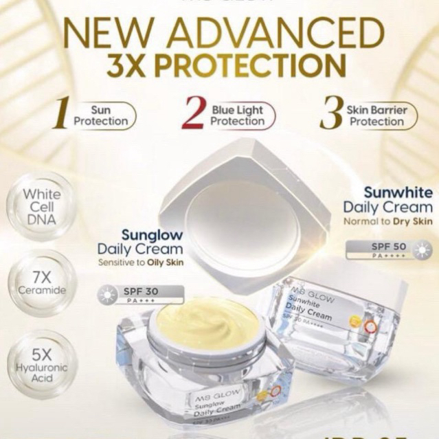 Sunwhite Ms glow spf50 (sunscreen glowing)