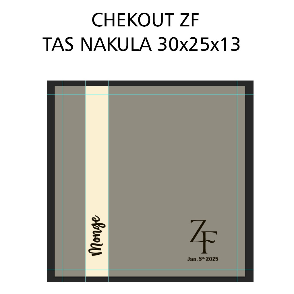 

CHEKOUT kak ZF Tas Nakula 30x25x13