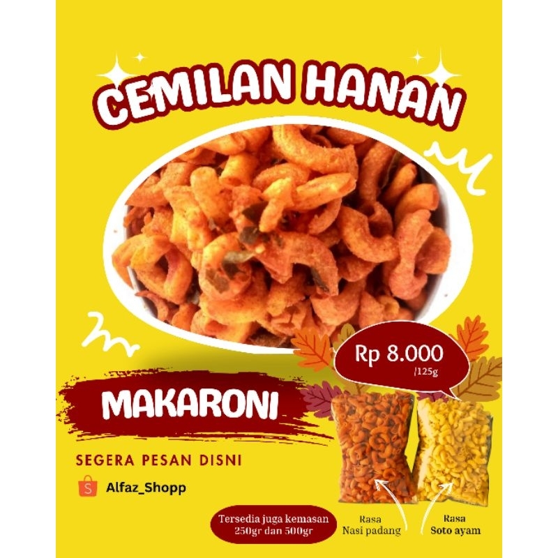 

Makaroni kemasan 125g
