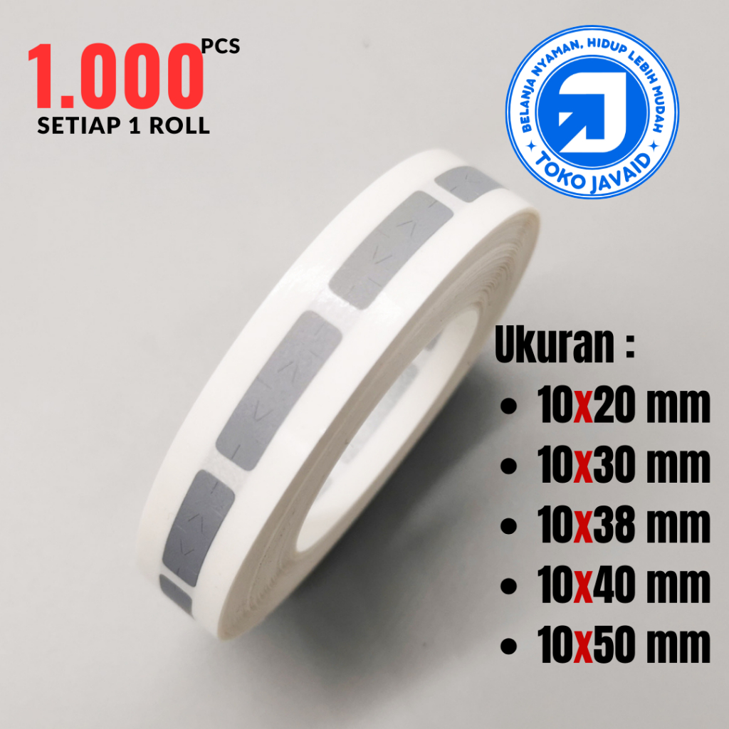 

JAVAID Label Gosok Voucher Stiker Gosok Penutup Voucher Sticker Undian Roll 1000pcs 10mm