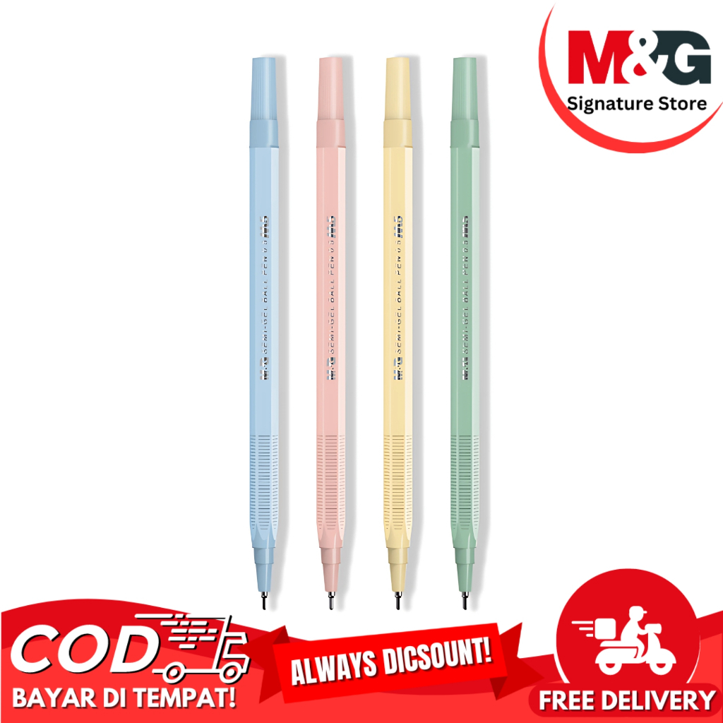 

Pulpen Gel Warna Semi Ketebalan 0.5 M&G Pulpen Murah Berkualitas Warna-Warna Lucu #ABP64780