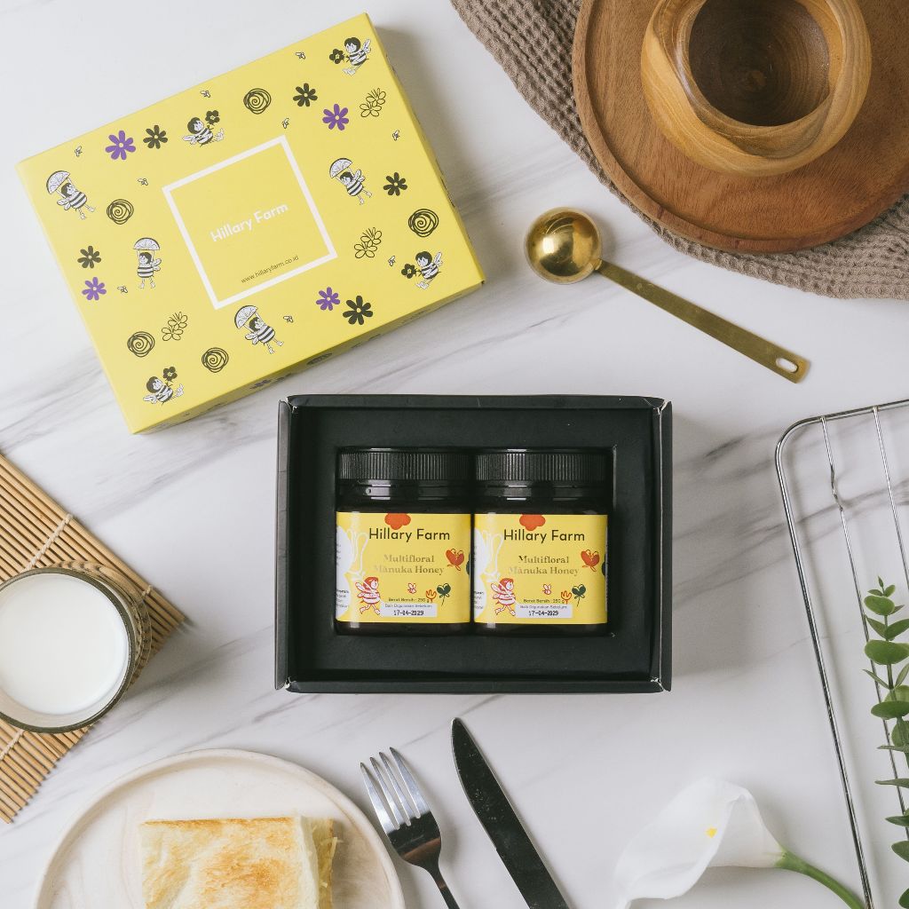 

QH Hampers Multifloral Manuka Honey 250gr + Multifloral Manuka Honey 250gr