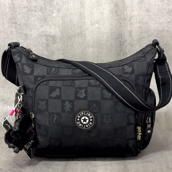 Original Tas KP Gabbie Medium Magical Black X Harry Porter Crossbody Bag Harry Potter Tas Sedang Hit