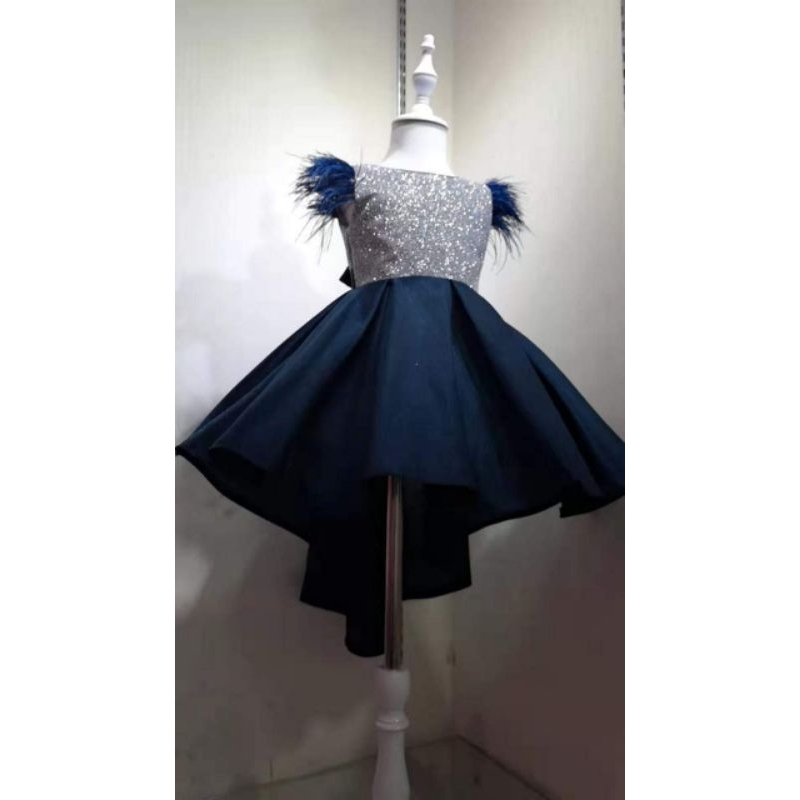 Party Dress Girl Biru Navy (CT Pnk PP 05)