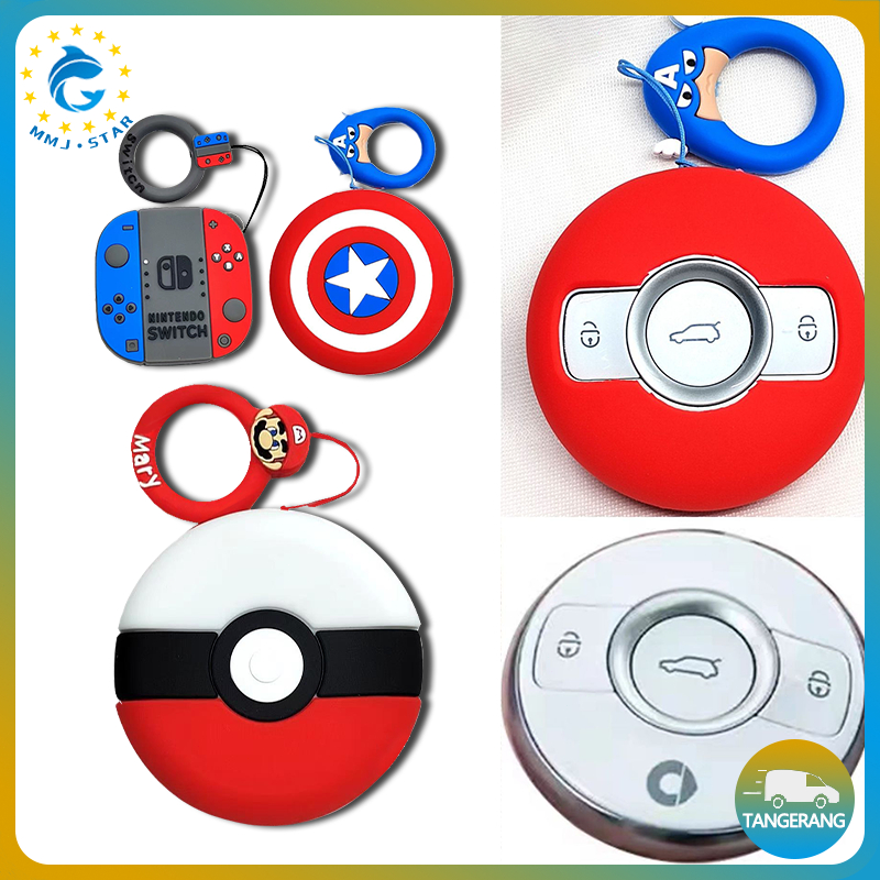 Cover Remote Kunci Wuling Air EV Binguo/Sarung Kunci Remote Wuling EV Binguo