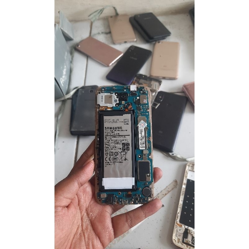 mesin samsung J730G / J7 Pro original normal bonus part lengkap tinggal naik LCD