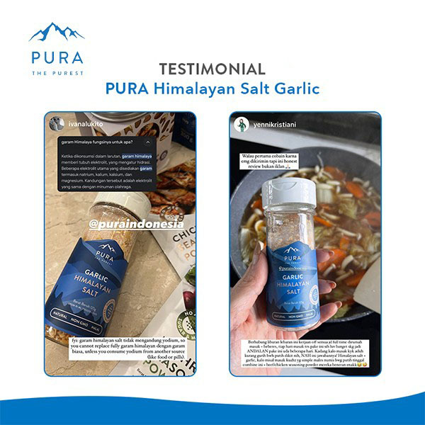 

RK60 PURA HIMALAYA SALT GARLIC 125GR GARAM HIMALAYA ( GARAM ORGANIK )