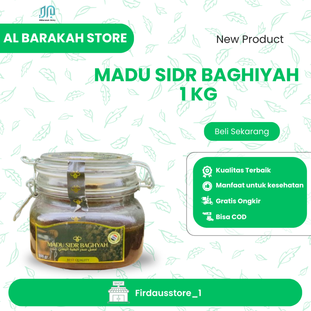 

Madu Arab Yaman Sidr Baghiyah Original 1 Kg