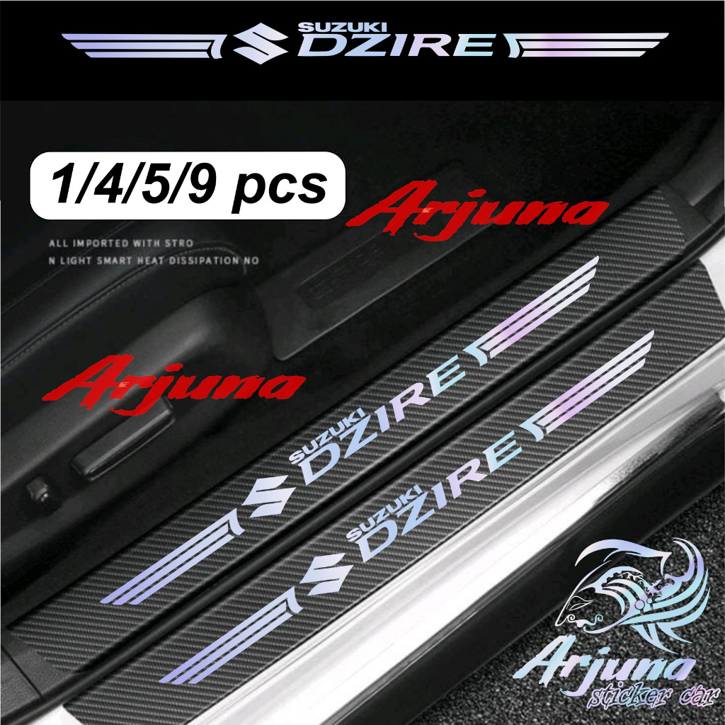 sticker carbon mobil suzuki hibrid terbaru