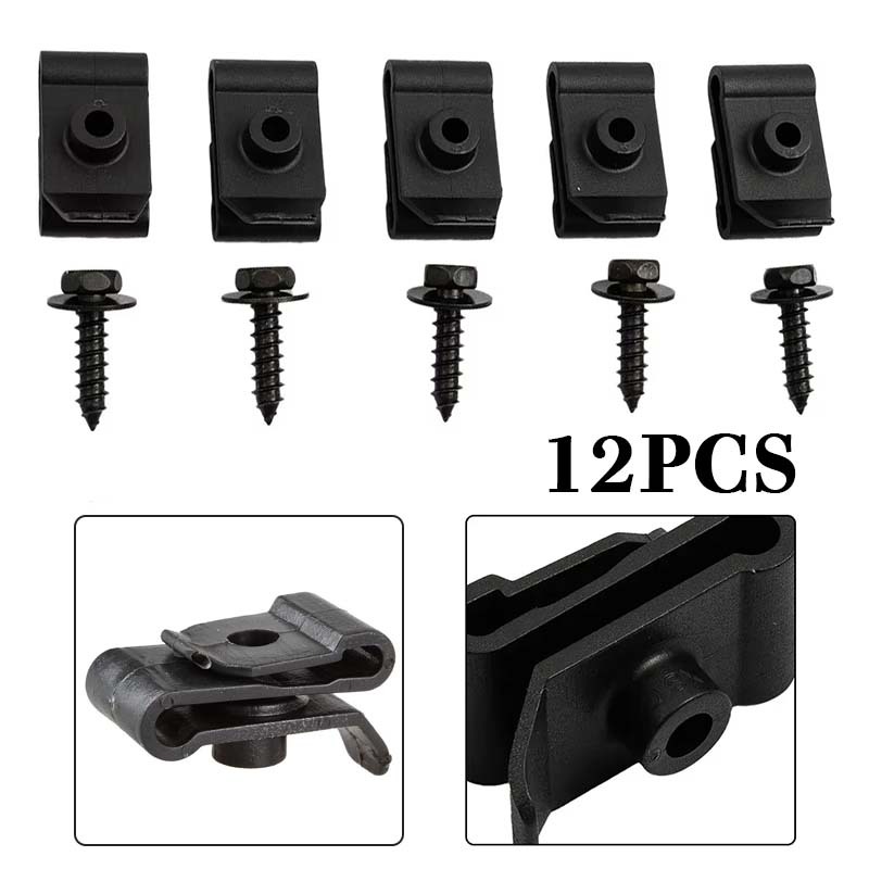 6pcs Baut Bemper Mobil  Klip Bemper Mobil Baut Fender Toyota Klip Trim Fender