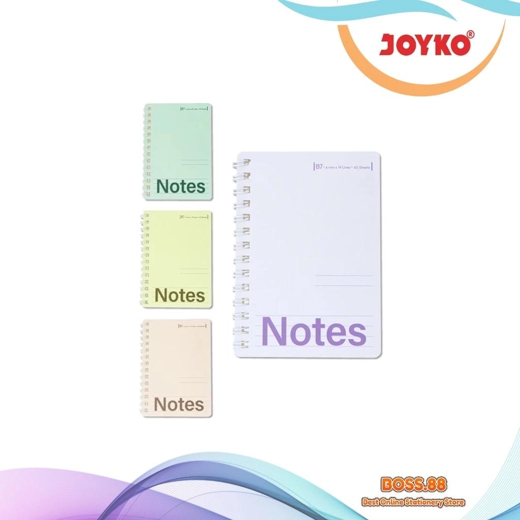 

NOTES SPIRAL / BUKU CATATAN SPIRAL B7 JOYKO NB-742 (1 PCS)