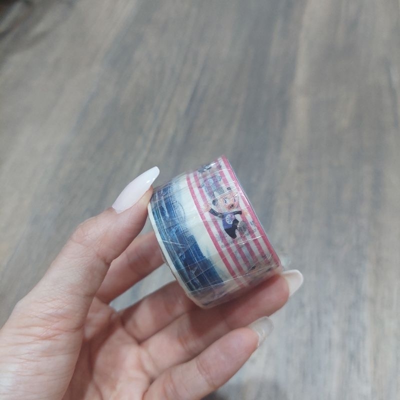 

2pcs Stiker Kertas selotip Washi tape Lucu Dekorasi Jurnal scrapbook Masking Tape