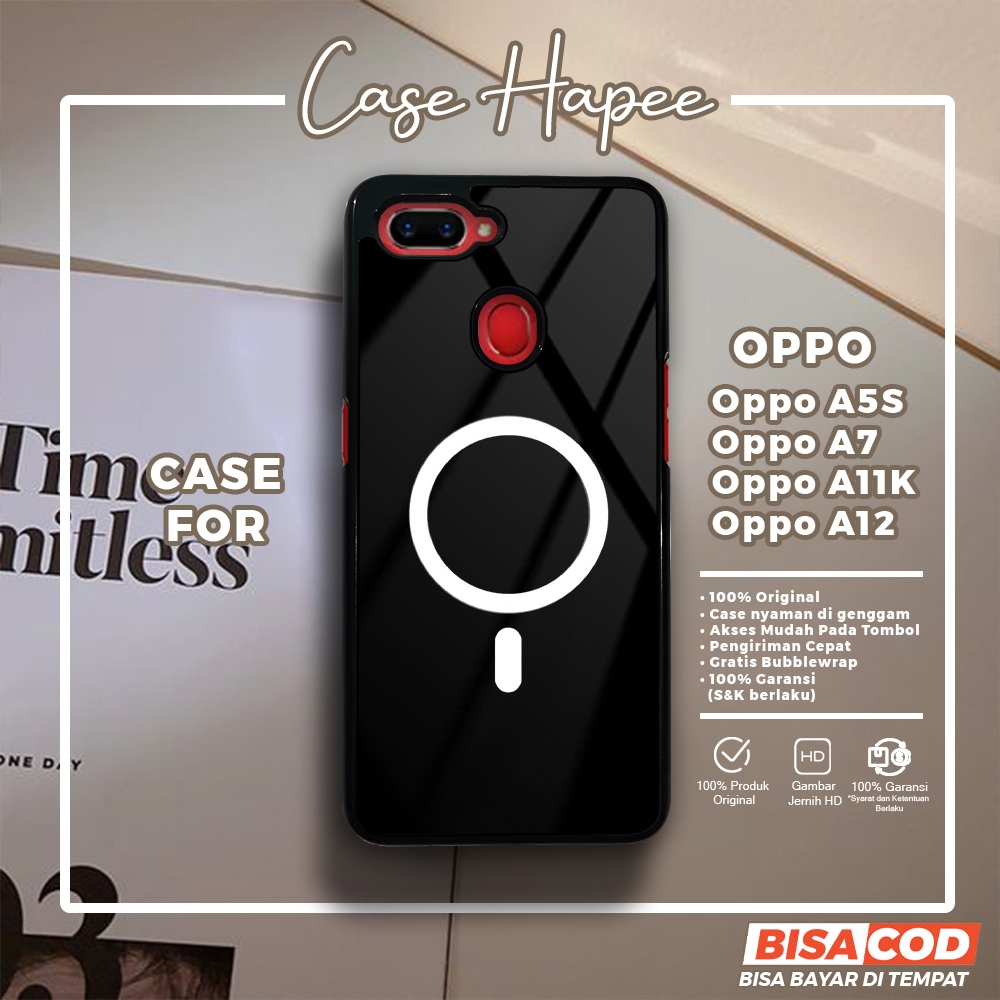 Case Oppo A5S A7 A11K A12 Casing Oppo A5S A7 A11K A12 [MAGS] Casehapee Case Glossy Case Aesthetic Cu