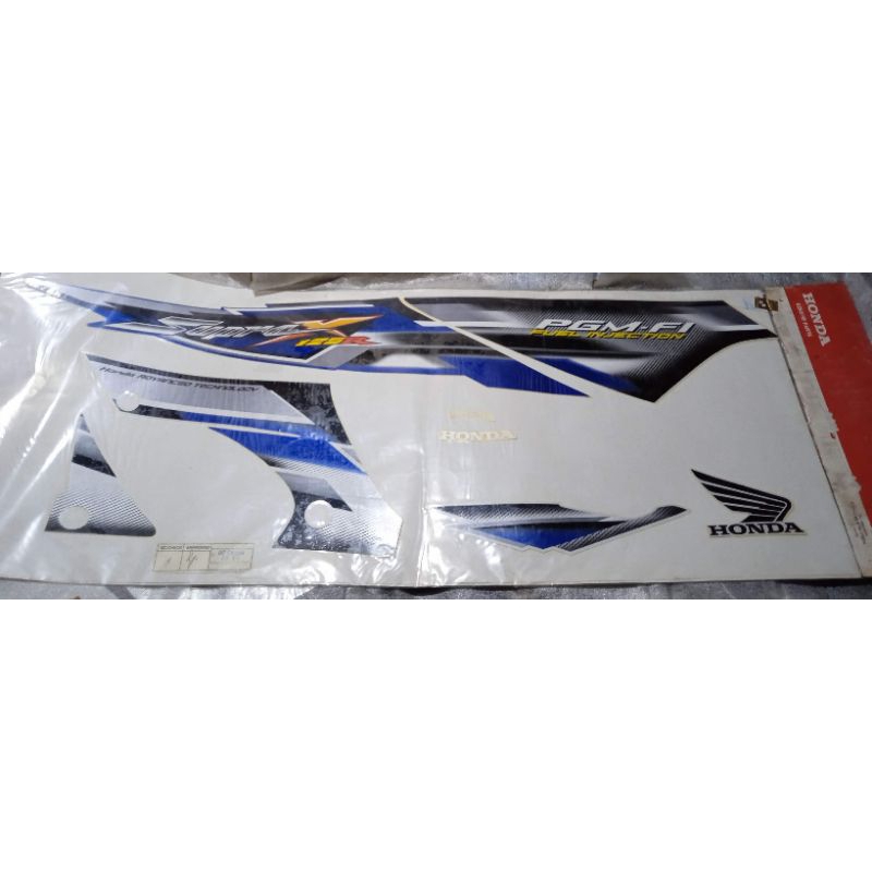871x0 ktm 770za original AHM Astra Honda motor striping stiker box cover body set kanan kiri Supra x