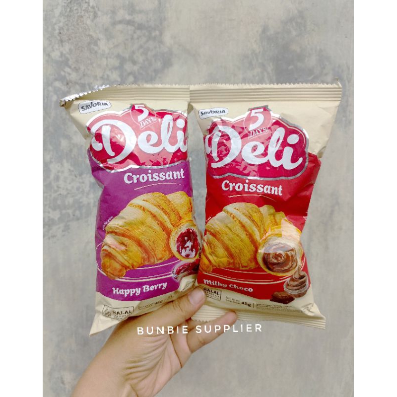 

Roti 5 days Deli Croissant Milky Choco 45gr (PCS)