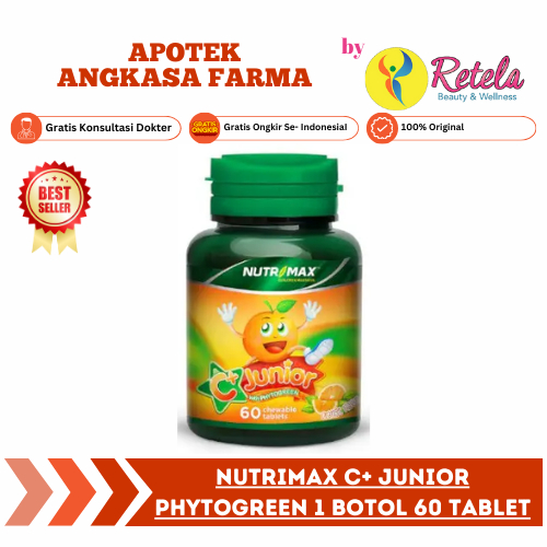 NUTRIMAX C+ JUNIOR PHYTOGREEN 1 BOTOL 60 TABLET