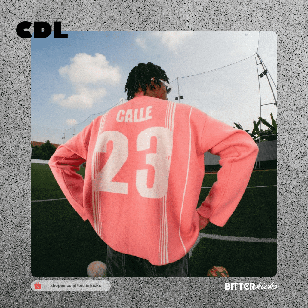 Calle de Larache - CDL/Calle de Larache "Casa del Futbol" Pink Knitwear