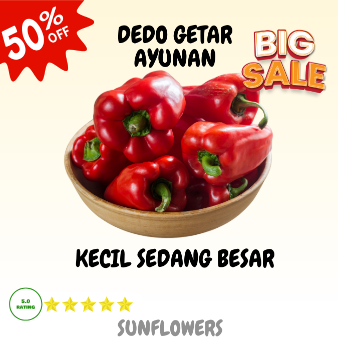 

Paprika Merah Fresh 500gr