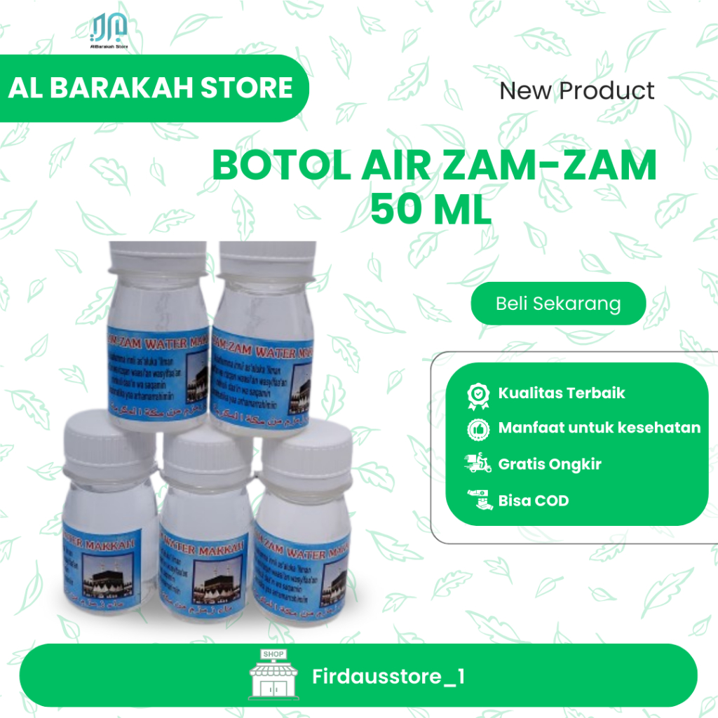 

Air Zam-Zam Original Asli Arab Saudi 50 Ml
